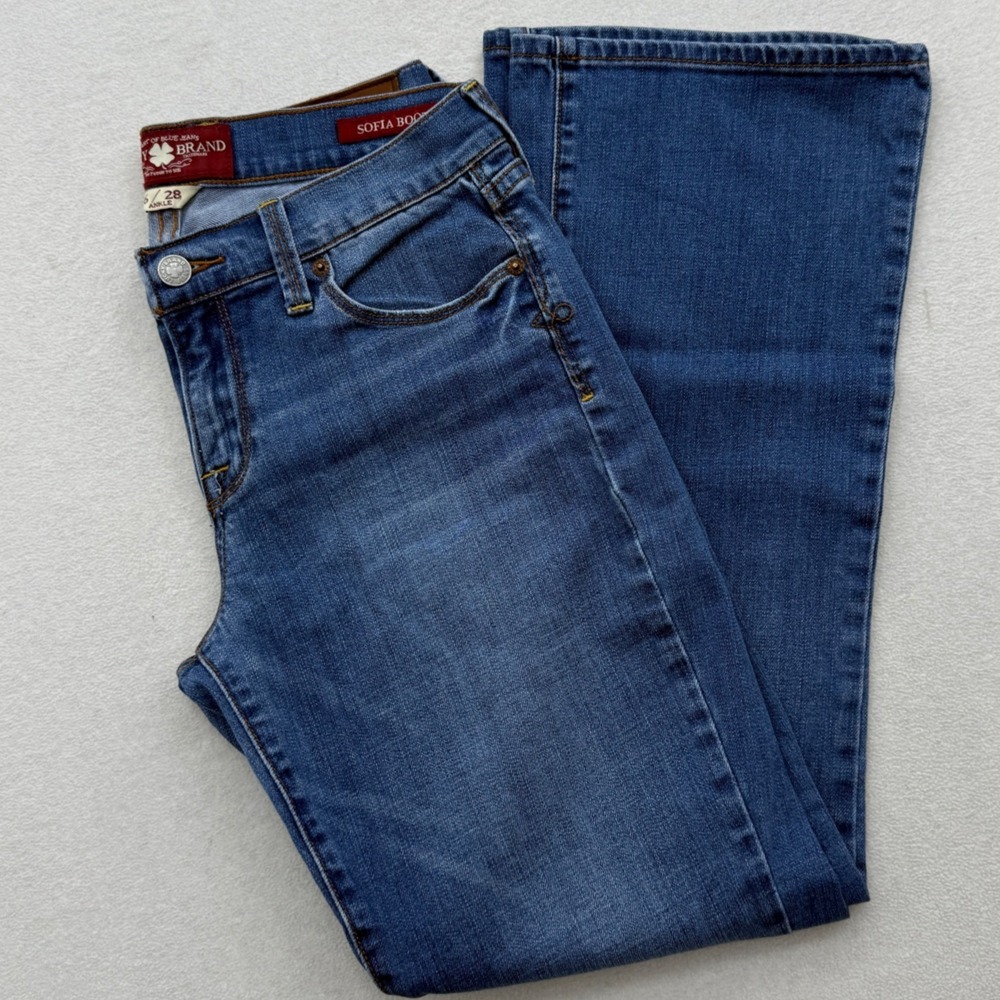 Lucky Brand Womens Size 6 / 28 Jeans Sofia Boot Blue Wash‎ Ankle Bootcut Casual